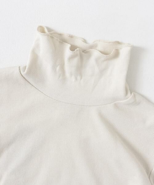 URBAN RESEARCH DOORS / アーバンリサーチ ドアーズ トップス | 『WEB/一部店舗限定サイズ』メローフリルリブタートルネックTシャツ(KIDS) | 詳細28
