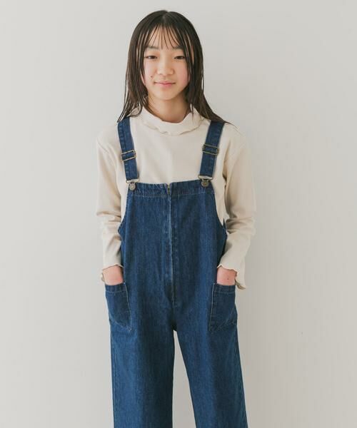 URBAN RESEARCH DOORS / アーバンリサーチ ドアーズ トップス | 『WEB/一部店舗限定サイズ』メローフリルリブタートルネックTシャツ(KIDS) | 詳細23