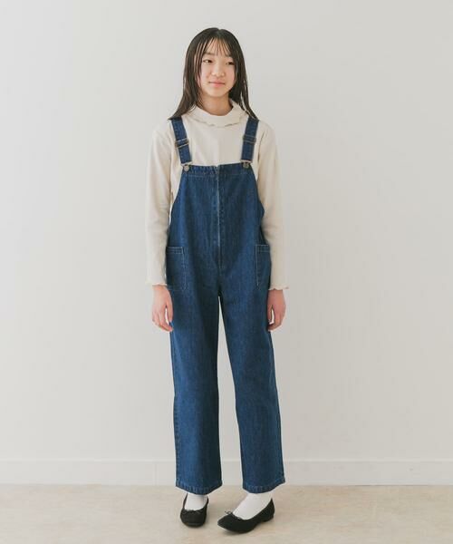 URBAN RESEARCH DOORS / アーバンリサーチ ドアーズ トップス | 『WEB/一部店舗限定サイズ』メローフリルリブタートルネックTシャツ(KIDS) | 詳細24