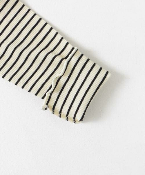 URBAN RESEARCH DOORS / アーバンリサーチ ドアーズ トップス | 『WEB/一部店舗限定サイズ』ボーダーフリルリブタートルネック(KIDS) | 詳細14