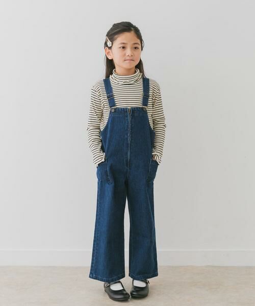 URBAN RESEARCH DOORS / アーバンリサーチ ドアーズ トップス | 『WEB/一部店舗限定サイズ』ボーダーフリルリブタートルネック(KIDS) | 詳細6