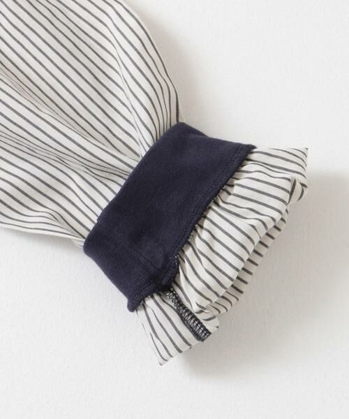 URBAN RESEARCH DOORS / アーバンリサーチ ドアーズ トップス | 『WEB/一部店舗限定』布帛ドッキングフリルカットソー(KIDS) | 詳細7