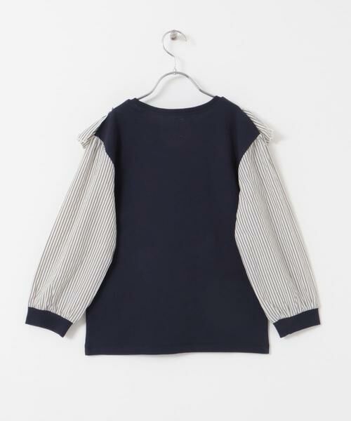 URBAN RESEARCH DOORS / アーバンリサーチ ドアーズ トップス | 『WEB/一部店舗限定』布帛ドッキングフリルカットソー(KIDS) | 詳細8