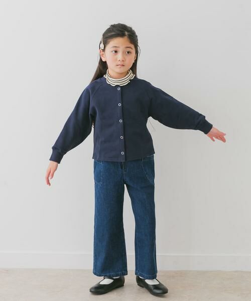 URBAN RESEARCH DOORS / アーバンリサーチ ドアーズ トップス | 裏毛ラグランカーディガン(KIDS) | 詳細6