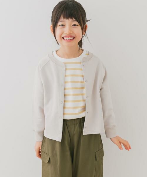 URBAN RESEARCH DOORS / アーバンリサーチ ドアーズ トップス | 裏毛ラグランカーディガン(KIDS) | 詳細18