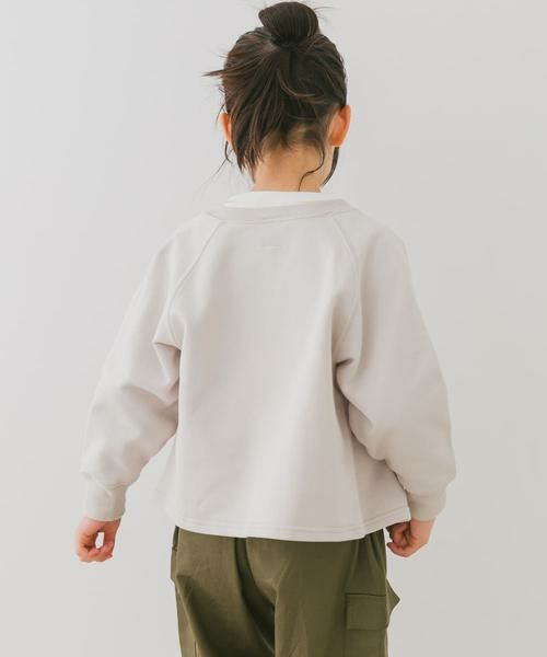 URBAN RESEARCH DOORS / アーバンリサーチ ドアーズ トップス | 裏毛ラグランカーディガン(KIDS) | 詳細19