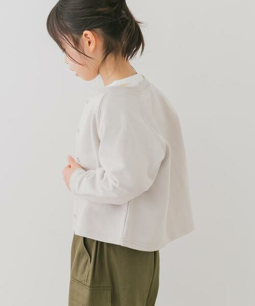 URBAN RESEARCH DOORS / アーバンリサーチ ドアーズ トップス | 裏毛ラグランカーディガン(KIDS) | 詳細20