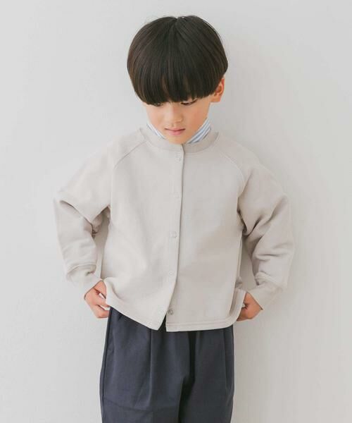 URBAN RESEARCH DOORS / アーバンリサーチ ドアーズ トップス | 裏毛ラグランカーディガン(KIDS) | 詳細23