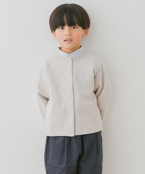 URBAN RESEARCH DOORS / アーバンリサーチ ドアーズ トップス | 裏毛ラグランカーディガン(KIDS) | 詳細24