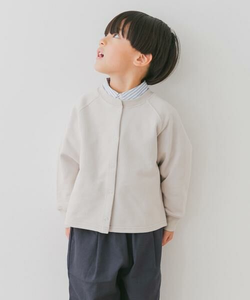 URBAN RESEARCH DOORS / アーバンリサーチ ドアーズ トップス | 裏毛ラグランカーディガン(KIDS) | 詳細25