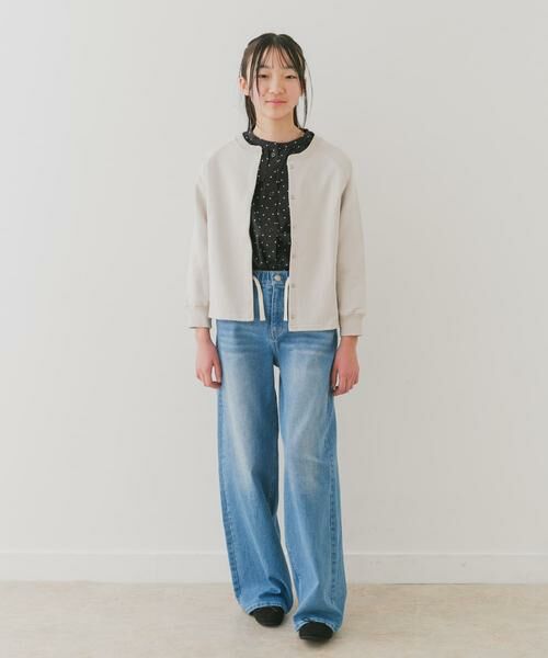 URBAN RESEARCH DOORS / アーバンリサーチ ドアーズ トップス | 『WEB/一部店舗限定』裏毛ラグランカーディガン(KIDS) | 詳細11