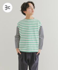 URBAN RESEARCH DOORS / アーバンリサーチ ドアーズ トップス | 『WEB/一部店舗限定サイズ』CPボートネックボーダー(KIDS)