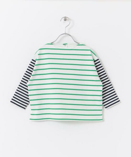 URBAN RESEARCH DOORS / アーバンリサーチ ドアーズ トップス | 『WEB/一部店舗限定サイズ』CPボートネックボーダー(KIDS) | 詳細14