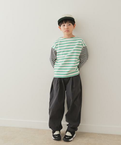 URBAN RESEARCH DOORS / アーバンリサーチ ドアーズ トップス | 『WEB/一部店舗限定サイズ』CPボートネックボーダー(KIDS) | 詳細4