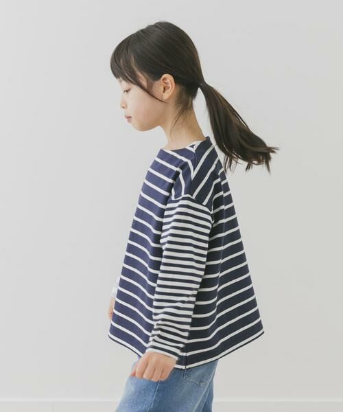 URBAN RESEARCH DOORS / アーバンリサーチ ドアーズ トップス | 『WEB/一部店舗限定サイズ』CPボートネックボーダー(KIDS) | 詳細18