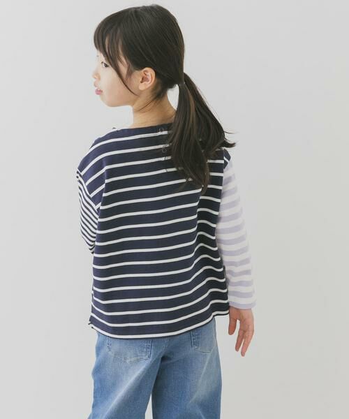 URBAN RESEARCH DOORS / アーバンリサーチ ドアーズ トップス | 『WEB/一部店舗限定サイズ』CPボートネックボーダー(KIDS) | 詳細19