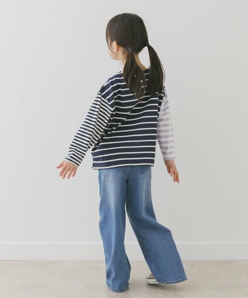 URBAN RESEARCH DOORS / アーバンリサーチ ドアーズ トップス | 『WEB/一部店舗限定サイズ』CPボートネックボーダー(KIDS) | 詳細22