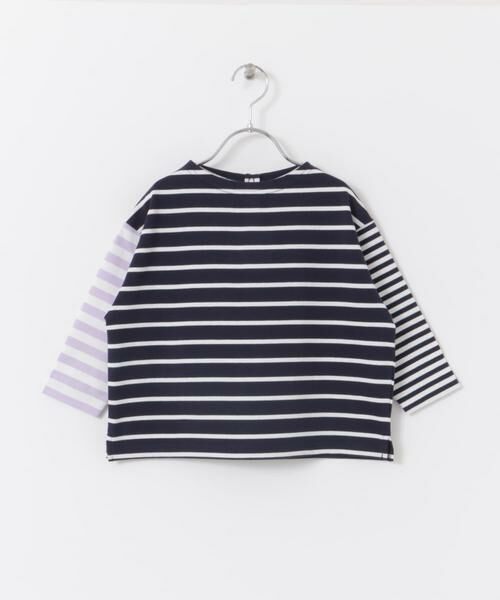 URBAN RESEARCH DOORS / アーバンリサーチ ドアーズ トップス | 『WEB/一部店舗限定サイズ』CPボートネックボーダー(KIDS) | 詳細23