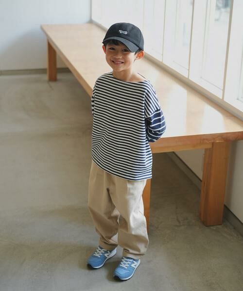 URBAN RESEARCH DOORS / アーバンリサーチ ドアーズ トップス | 『WEB/一部店舗限定サイズ』CPボートネックボーダー(KIDS) | 詳細30