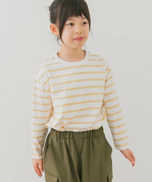 URBAN RESEARCH DOORS / アーバンリサーチ ドアーズ トップス | 『親子リンク』『WEB/一部店舗限定サイズ』ボーダーワイドプルオーバー(KIDS) | 詳細2