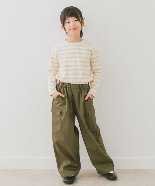 URBAN RESEARCH DOORS / アーバンリサーチ ドアーズ トップス | 『親子リンク』『WEB/一部店舗限定サイズ』ボーダーワイドプルオーバー(KIDS) | 詳細4