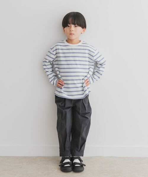 URBAN RESEARCH DOORS / アーバンリサーチ ドアーズ トップス | 『親子リンク』『WEB/一部店舗限定サイズ』ボーダーワイドプルオーバー(KIDS) | 詳細28