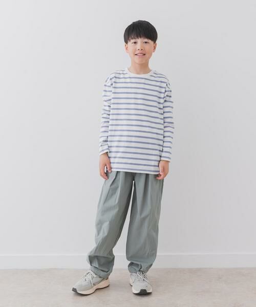 URBAN RESEARCH DOORS / アーバンリサーチ ドアーズ トップス | 『親子リンク』『WEB/一部店舗限定サイズ』ボーダーワイドプルオーバー(KIDS) | 詳細20