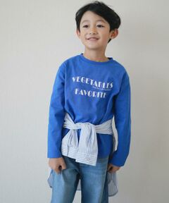 URBAN RESEARCH DOORS / アーバンリサーチ ドアーズ トップス | 『WEB/一部店舗限定サイズ』ロゴプリントロングTシャツ(KIDS)