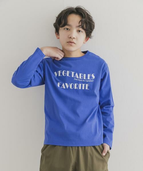 URBAN RESEARCH DOORS / アーバンリサーチ ドアーズ トップス | 『WEB/一部店舗限定サイズ』ロゴプリントロングTシャツ(KIDS) | 詳細2