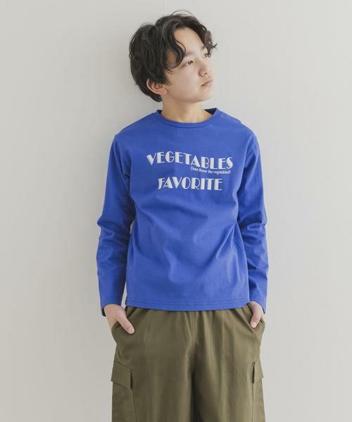 URBAN RESEARCH DOORS / アーバンリサーチ ドアーズ トップス | 『WEB/一部店舗限定サイズ』ロゴプリントロングTシャツ(KIDS) | 詳細4
