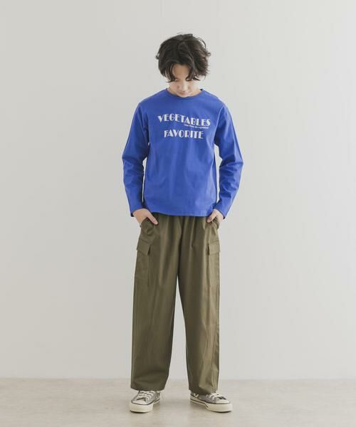 URBAN RESEARCH DOORS / アーバンリサーチ ドアーズ トップス | 『WEB/一部店舗限定サイズ』ロゴプリントロングTシャツ(KIDS) | 詳細7