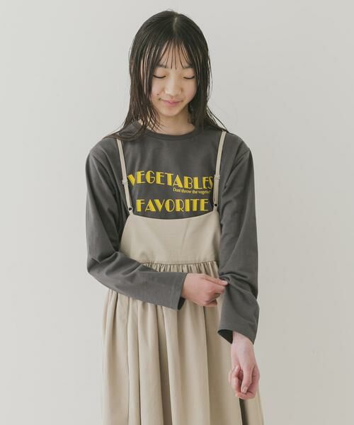 URBAN RESEARCH DOORS / アーバンリサーチ ドアーズ トップス | 『WEB/一部店舗限定サイズ』ロゴプリントロングTシャツ(KIDS) | 詳細16