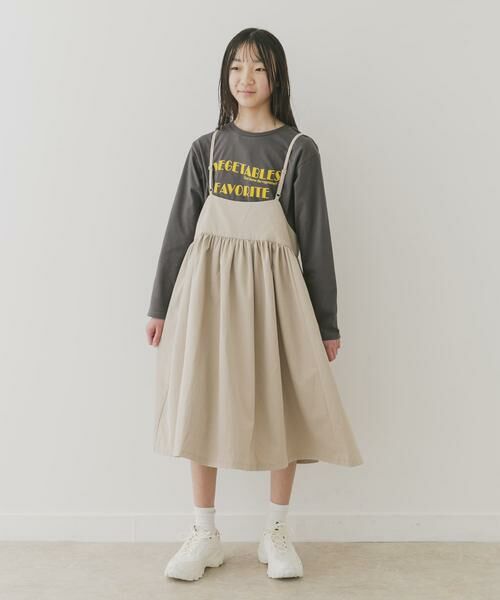 URBAN RESEARCH DOORS / アーバンリサーチ ドアーズ トップス | 『WEB/一部店舗限定サイズ』ロゴプリントロングTシャツ(KIDS) | 詳細18