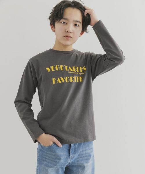 URBAN RESEARCH DOORS / アーバンリサーチ ドアーズ トップス | 『WEB/一部店舗限定サイズ』ロゴプリントロングTシャツ(KIDS) | 詳細19
