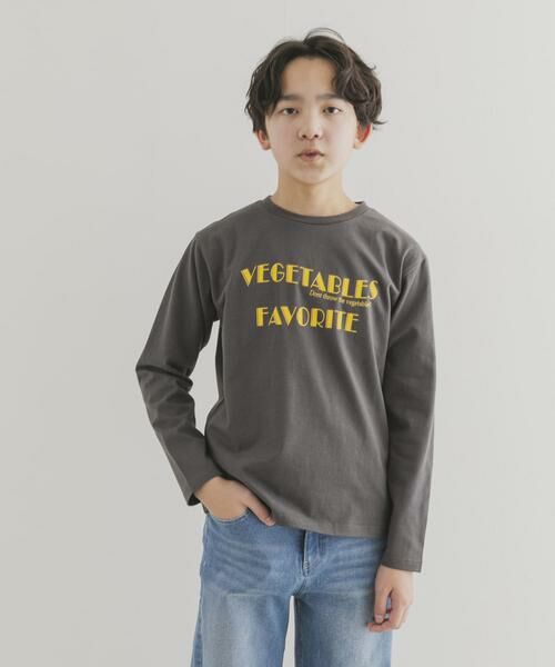 URBAN RESEARCH DOORS / アーバンリサーチ ドアーズ トップス | 『WEB/一部店舗限定サイズ』ロゴプリントロングTシャツ(KIDS) | 詳細20