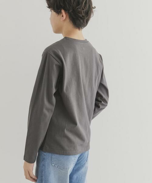 URBAN RESEARCH DOORS / アーバンリサーチ ドアーズ トップス | 『WEB/一部店舗限定サイズ』ロゴプリントロングTシャツ(KIDS) | 詳細22