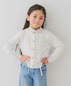 URBAN RESEARCH DOORS / アーバンリサーチ ドアーズ ニット・セーター | 透かし編みカーディガン(KIDS)