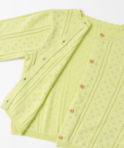 URBAN RESEARCH DOORS / アーバンリサーチ ドアーズ ニット・セーター | 透かし編みカーディガン(KIDS) | 詳細14