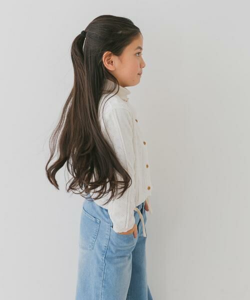 URBAN RESEARCH DOORS / アーバンリサーチ ドアーズ ニット・セーター | 透かし編みカーディガン(KIDS) | 詳細19
