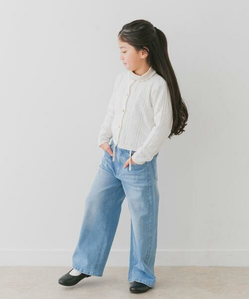 URBAN RESEARCH DOORS / アーバンリサーチ ドアーズ ニット・セーター | 透かし編みカーディガン(KIDS) | 詳細22