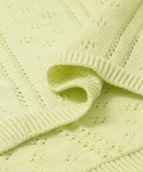 URBAN RESEARCH DOORS / アーバンリサーチ ドアーズ ニット・セーター | 『WEB/一部店舗限定』透かし編みカーディガン(KIDS) | 詳細12