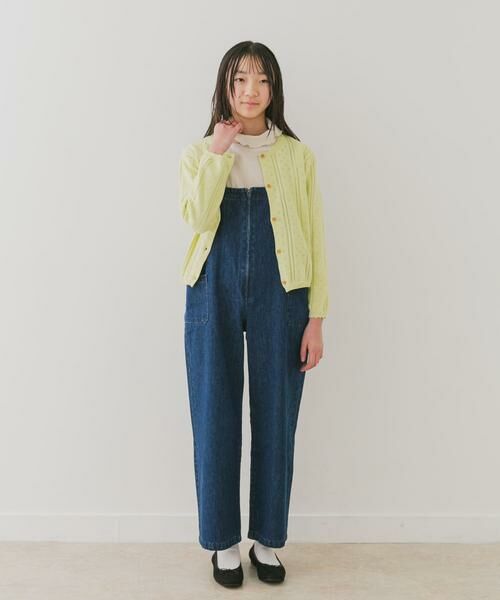 URBAN RESEARCH DOORS / アーバンリサーチ ドアーズ ニット・セーター | 『WEB/一部店舗限定』透かし編みカーディガン(KIDS) | 詳細7