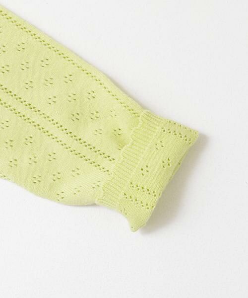 URBAN RESEARCH DOORS / アーバンリサーチ ドアーズ ニット・セーター | 『WEB/一部店舗限定』透かし編みカーディガン(KIDS) | 詳細9