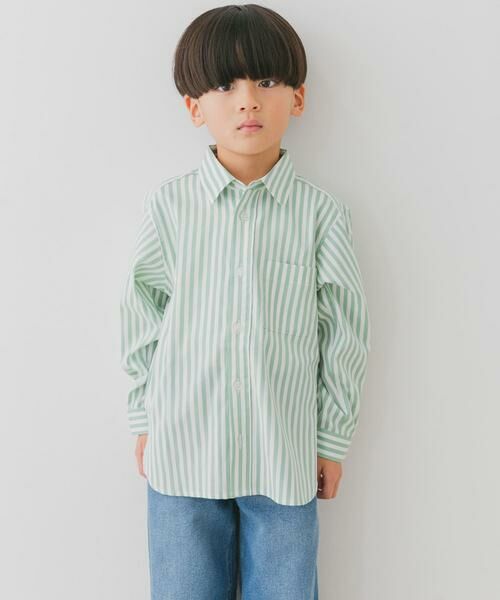 URBAN RESEARCH DOORS / アーバンリサーチ ドアーズ トップス | ストレッチレギュラーカラーシャツ(KIDS) | 詳細1