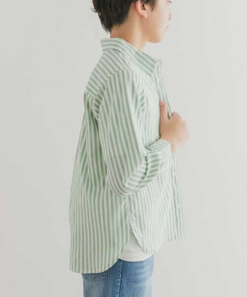 URBAN RESEARCH DOORS / アーバンリサーチ ドアーズ トップス | 『WEB/一部店舗限定』ストレッチレギュラーカラーシャツ(KIDS) | 詳細5