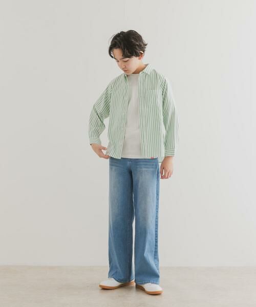 URBAN RESEARCH DOORS / アーバンリサーチ ドアーズ トップス | 『WEB/一部店舗限定』ストレッチレギュラーカラーシャツ(KIDS) | 詳細7