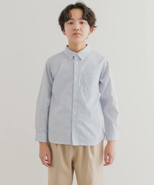 URBAN RESEARCH DOORS / アーバンリサーチ ドアーズ トップス | 『WEB/一部店舗限定』ストレッチレギュラーカラーシャツ(KIDS) | 詳細15