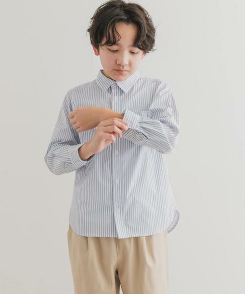 URBAN RESEARCH DOORS / アーバンリサーチ ドアーズ トップス | 『WEB/一部店舗限定』ストレッチレギュラーカラーシャツ(KIDS) | 詳細16