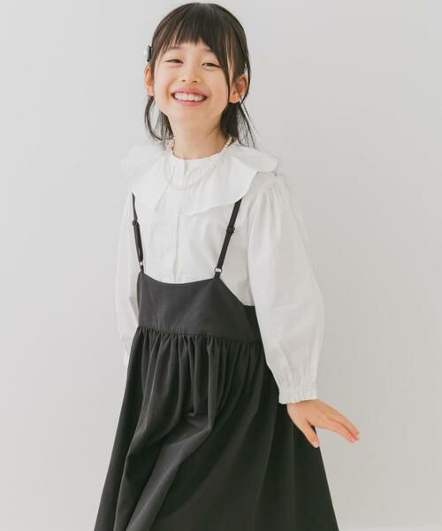 URBAN RESEARCH DOORS / アーバンリサーチ ドアーズ トップス | フリルカラーブラウス(KIDS) | 詳細1