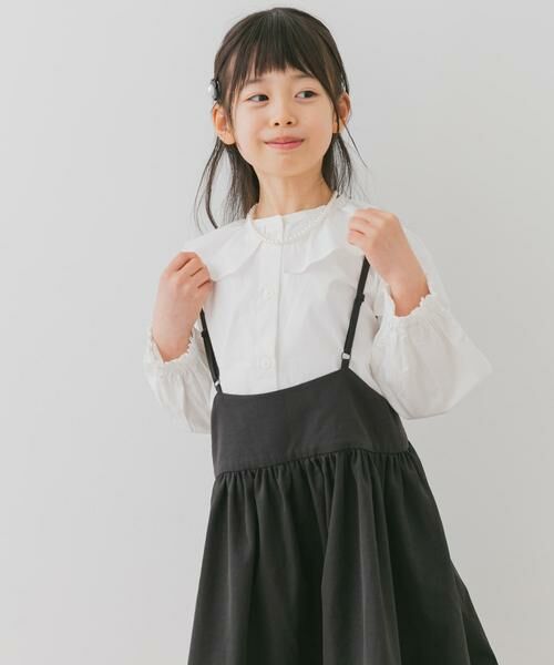 URBAN RESEARCH DOORS / アーバンリサーチ ドアーズ トップス | フリルカラーブラウス(KIDS) | 詳細3